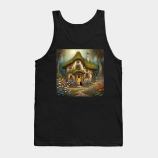 Magical Fairy Cottage In Fairy Land Tank Top